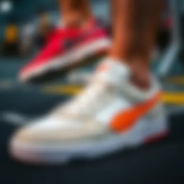 Comparison of various sports shoe brands