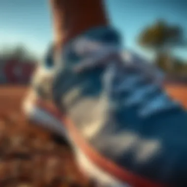 Close-up of Adidas Adizero SL's innovative cushioning technology