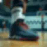Dynamic performance of Adidas basketball shoes on the court
