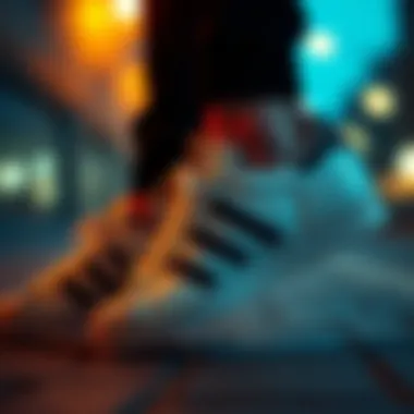 Classic Adidas Superstar silhouette showcasing its iconic design