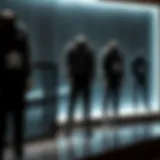 Stylish black Adidas tracksuit on display