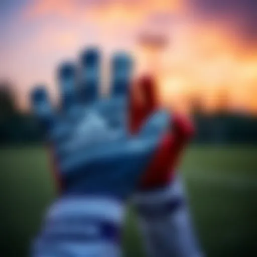 Adidas children's goalkeeper gloves on a field