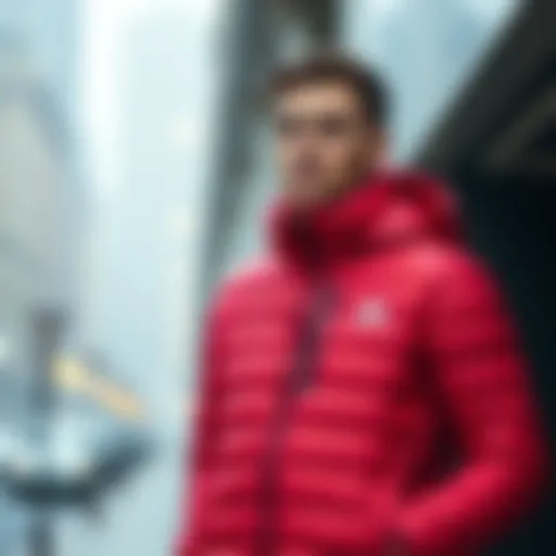 Elegance and Comfort Combined in Adidas Jacket Adidas down jacket showcasing elegance and comfort