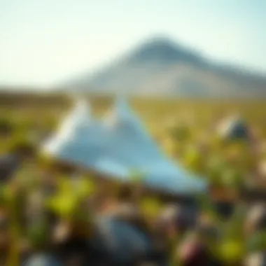 Elegant Adidas footwear showcased in an outdoor environment