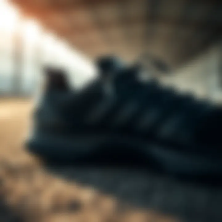 Detailed view of the comfort features in Adidas Fortarun shoes