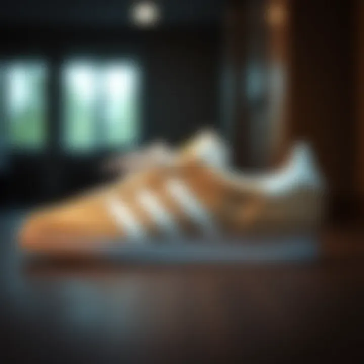 Adidas Gazelle classic sneaker design showcasing its elegant silhouette