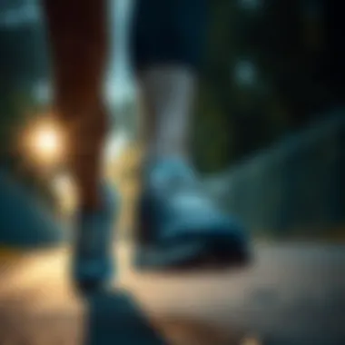 A runner enjoying comfort and support from Adidas shoes during a jog