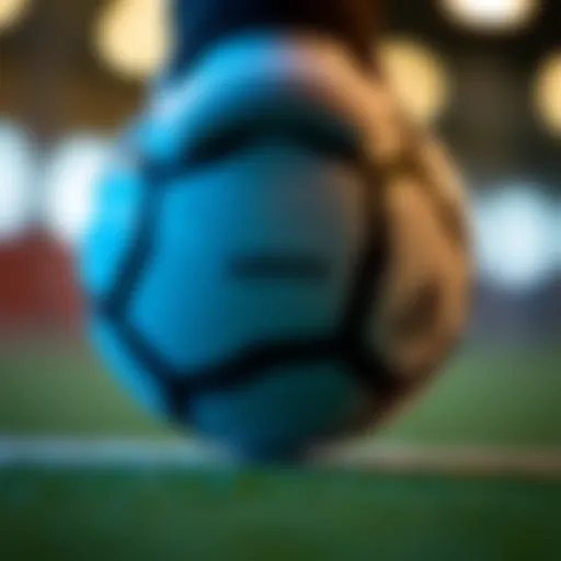 Unique Design Features of Adidas Niteball Close-up of Adidas Niteball showcasing unique design elements