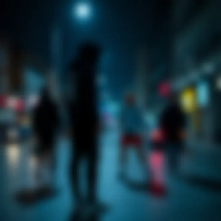 Adidas Niteball as a fashion statement on the street