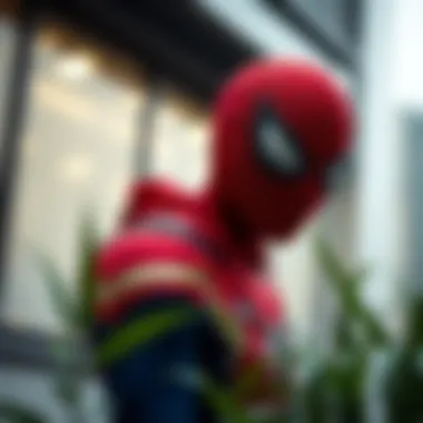 Conceptual representation of sustainability in Adidas Spiderman collection