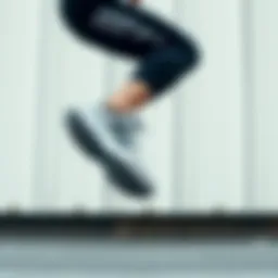 Dynamic running action showcasing the adidas Süpernova in motion