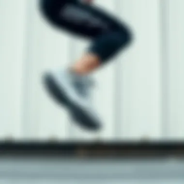 Dynamic running action showcasing the adidas Süpernova in motion