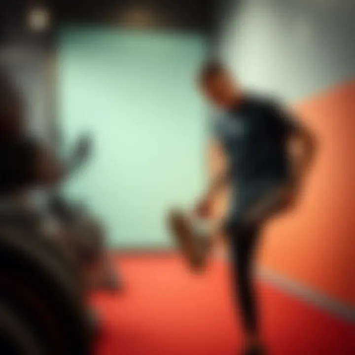 User testing adidas Süpernova in a fitness environment