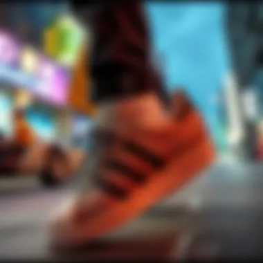 Adidas Superstar in Urban Fashion Stylish individuals wearing Adidas Superstar shoes in urban settings.