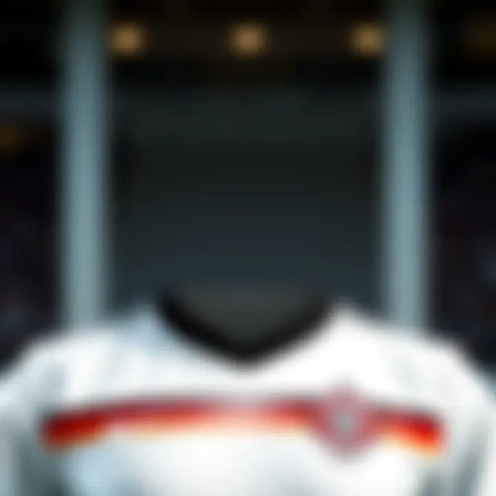 Modern design trends in Germany football jersey