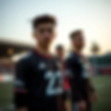 Stylish combinations for wearing black football jerseys