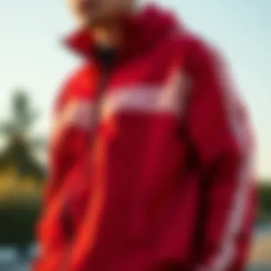 Sustainable ASICS tracksuit with eco-friendly materials