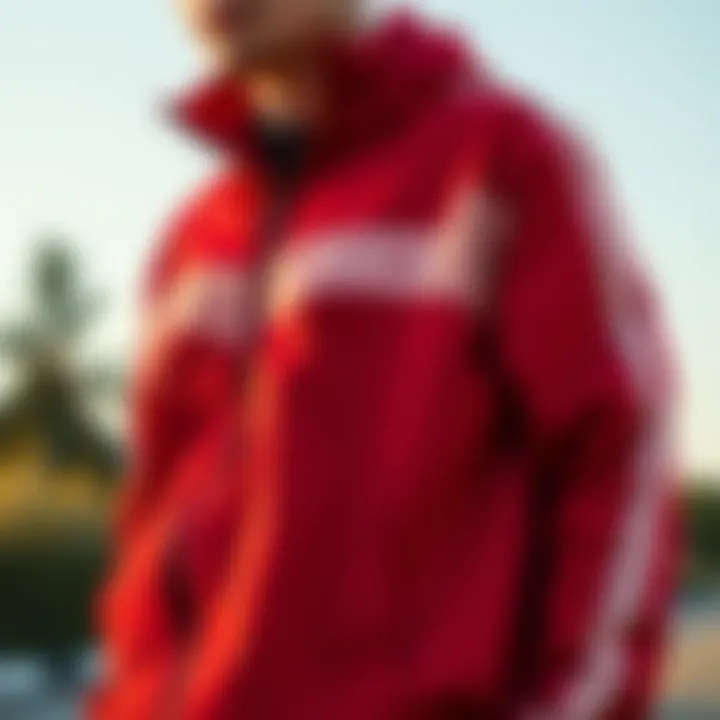 Sustainable ASICS tracksuit with eco-friendly materials