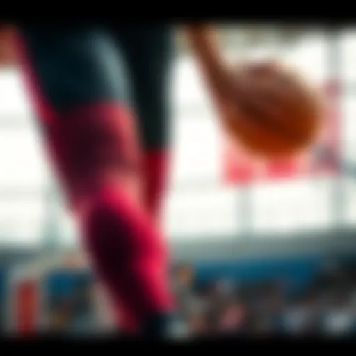 Dynamic fit of basketball tights during a game