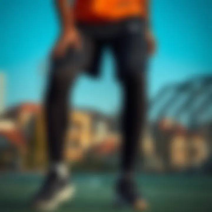 Versatility of Basketball Tights in Training Training session showcasing versatility of basketball tights