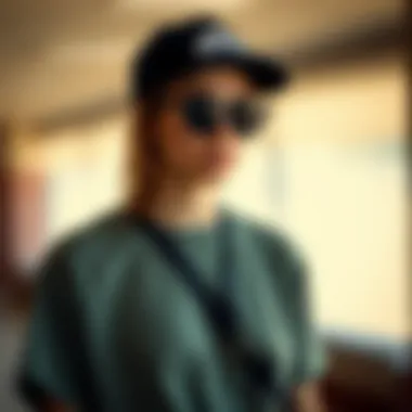 Mixing casual and chic styles