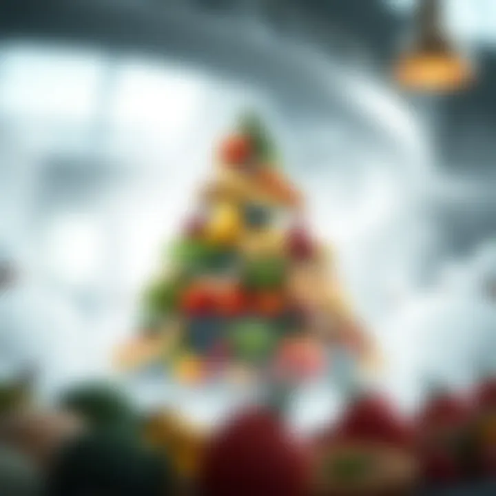 Understanding the Food Pyramid Visual representation of the food pyramid highlighting essential nutrient groups