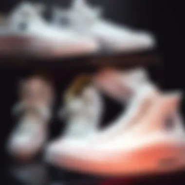 Various budget-friendly white Converse models showcased together