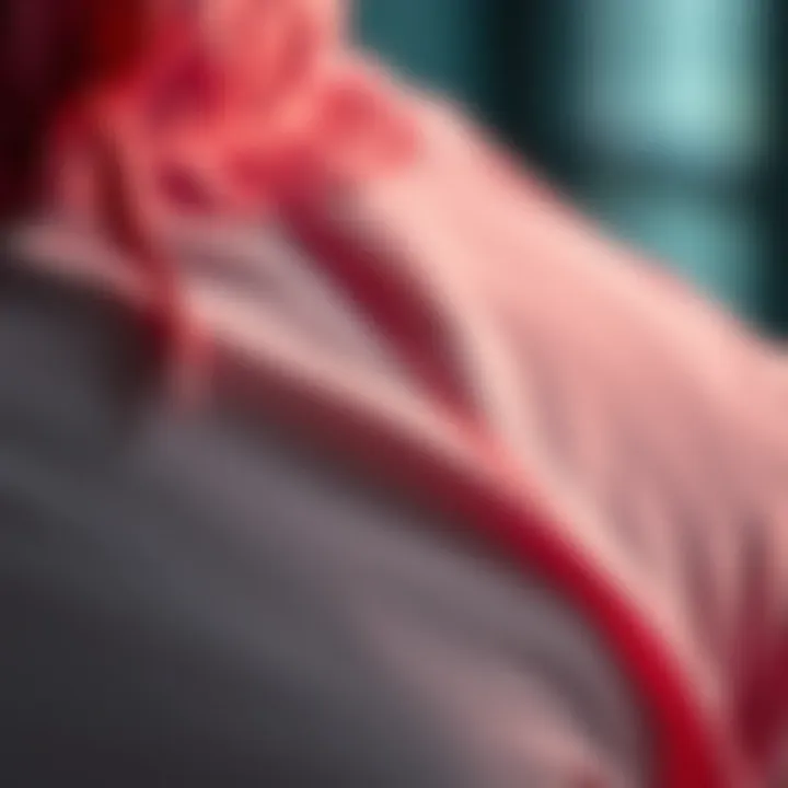 Close-up of breathable fabric used in sports clothing