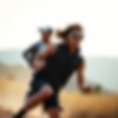 Versatile use of Calvin Klein vest in sporty outdoor activities