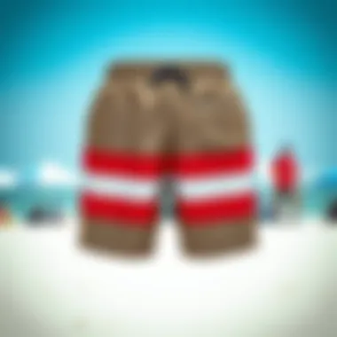 Comfortable beach shorts for active youth