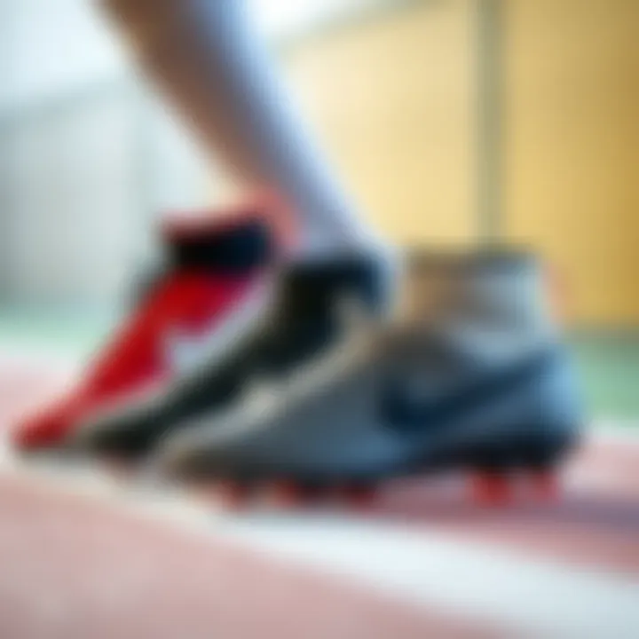 Comparison of different Nike boots models for various sports