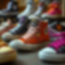 Various Converse sneaker models showcasing unique designs