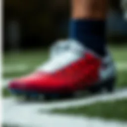 Detail of the Copa Sense.3 TF football shoes showcasing the unique design