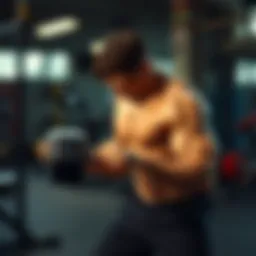 Illustration of effective dumbbell curl techniques