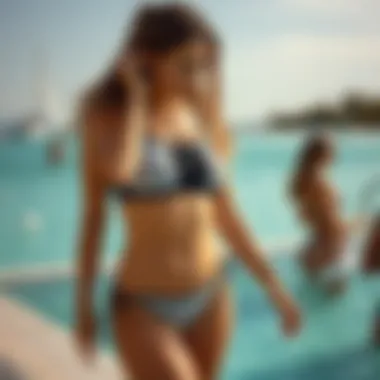 Different swimwear models for a chic look