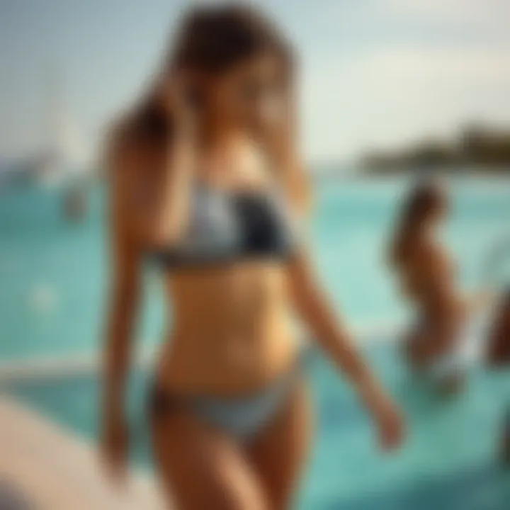 Different swimwear models for a chic look