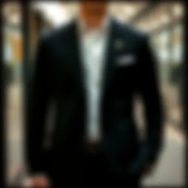 Formal coat suitable for business attire