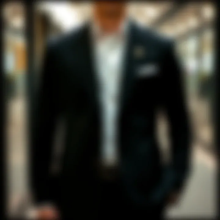 Formal coat suitable for business attire