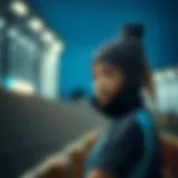 Dynamic athletic apparel showcasing modern design and functionality