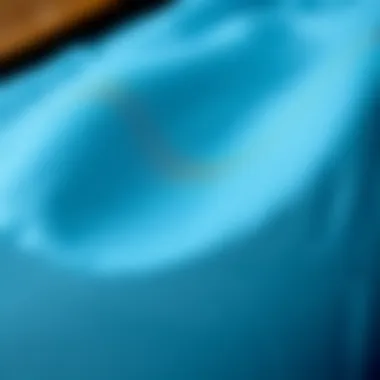 Close-up of breathable fabric used in sports shirts