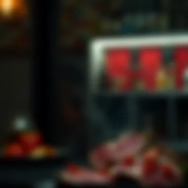 Illustration depicting the negative health impacts of excessive meat consumption