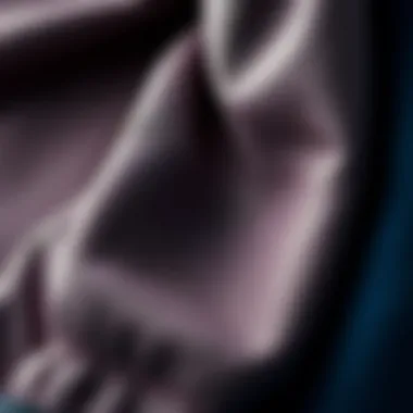 Close-up of fabric textures of various sportswear garments