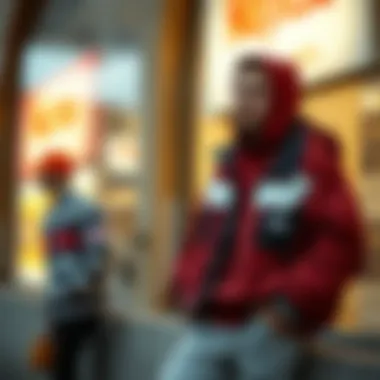 Fashion Styling with 1996 Nuptse Jacket