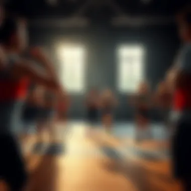 The Power of Group Workouts for Motivation Motivational group fitness class encouraging teamwork