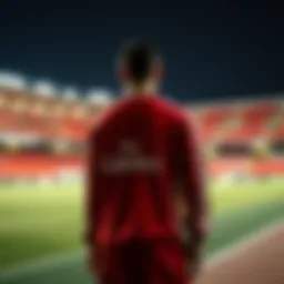 Stylish long-sleeved sportswear that represents Galatasaray