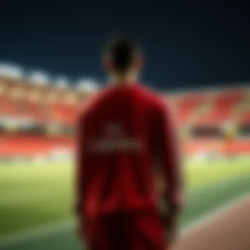 Stylish long-sleeved sportswear that represents Galatasaray