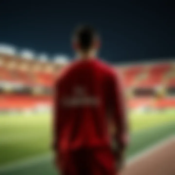 Stylish long-sleeved sportswear that represents Galatasaray