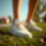 Stylish Gazelle women's shoes on a sunny day