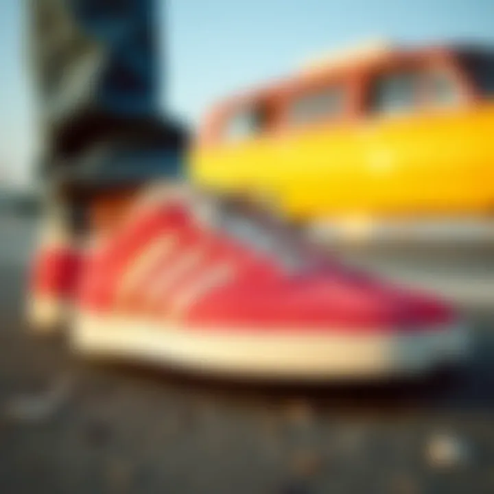 Gazelle shoes showcasing versatility in fashion