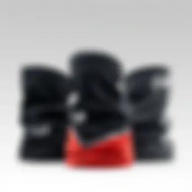 Collection of GS Neck Gaiter Styles Different styles of GS neck gaiters displayed together